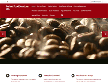 Tablet Screenshot of perfectfoodsolutions.ie